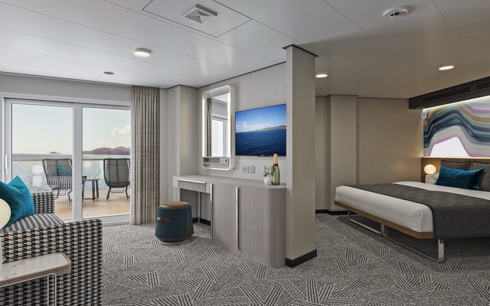 Aft-Facing Suite with Large Balcony